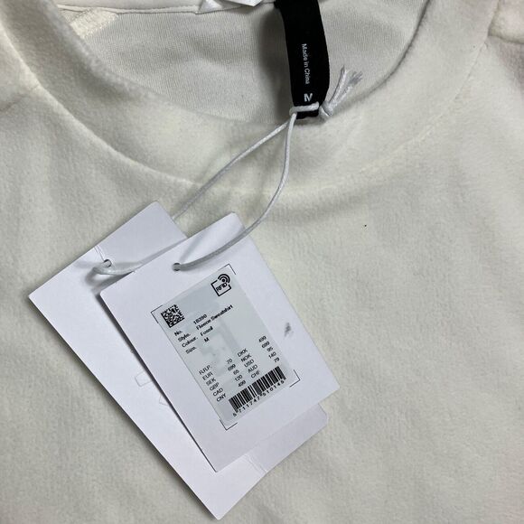 Rains Sweatshirt Men's M Cream Fossil Fleece 18390 Pullover NWT Layer - Picture 4 of 9